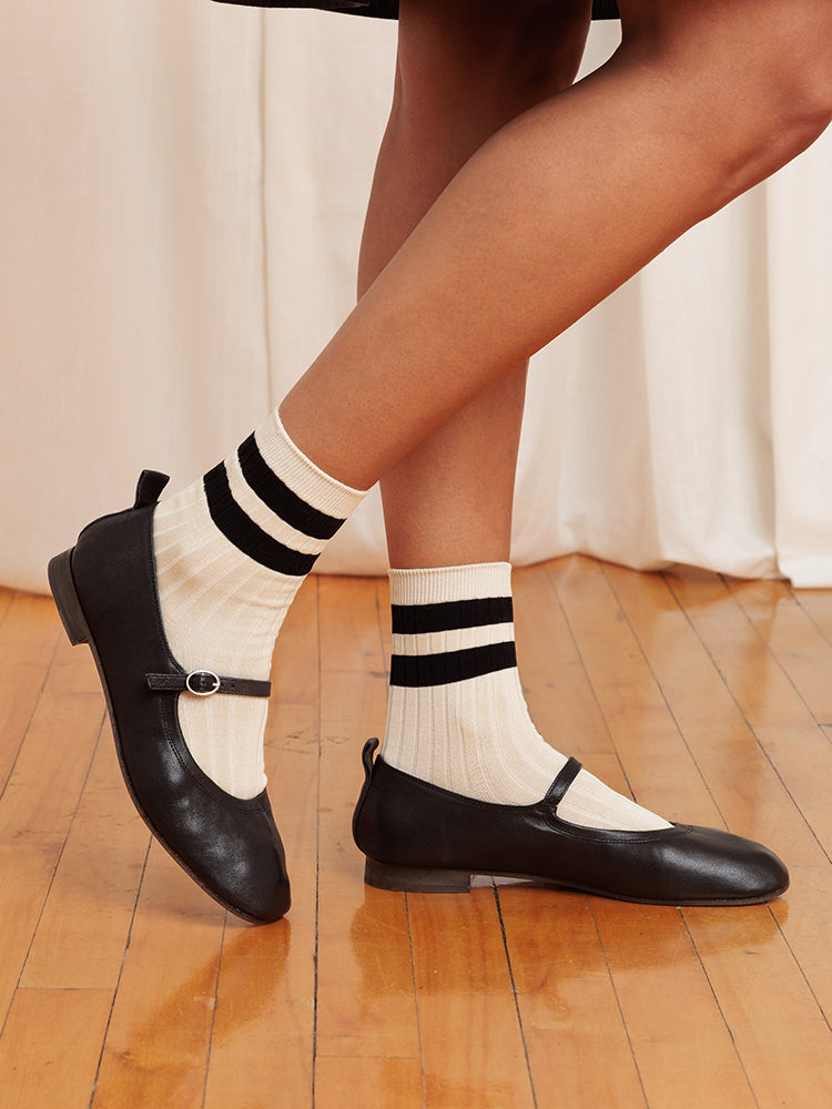 Le Bon Her Varsity Sock